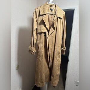 Topshop Camel Trench Coat